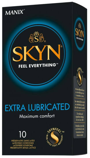 SKYN Extra Lubricated – bezlatexové kondomy extra lubrikované (10 ks)