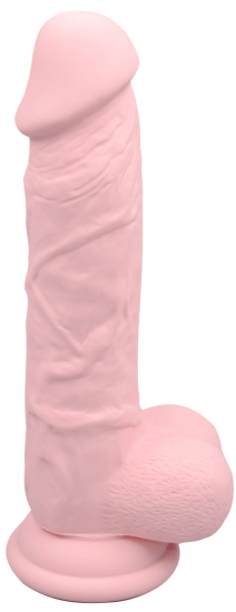 Silikonové dildo Median (20 cm) + dárek Toycleaner 75 ml