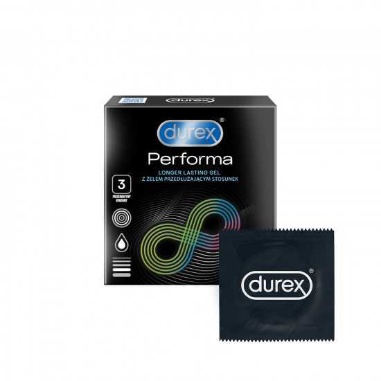 Durex Performa – znecitlivující kondomy (3 ks)