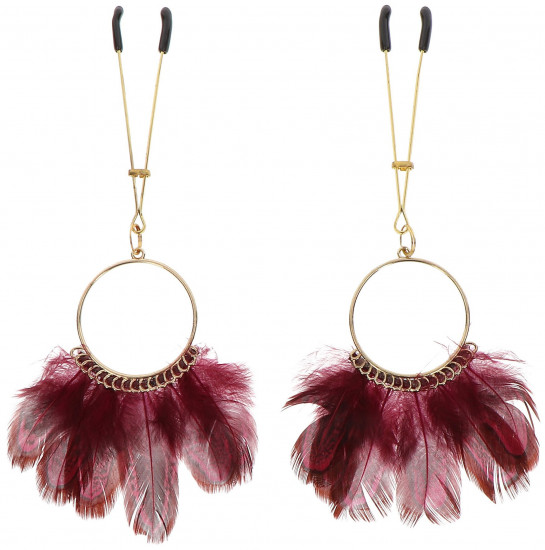 Svorky na bradavky Feather Rings